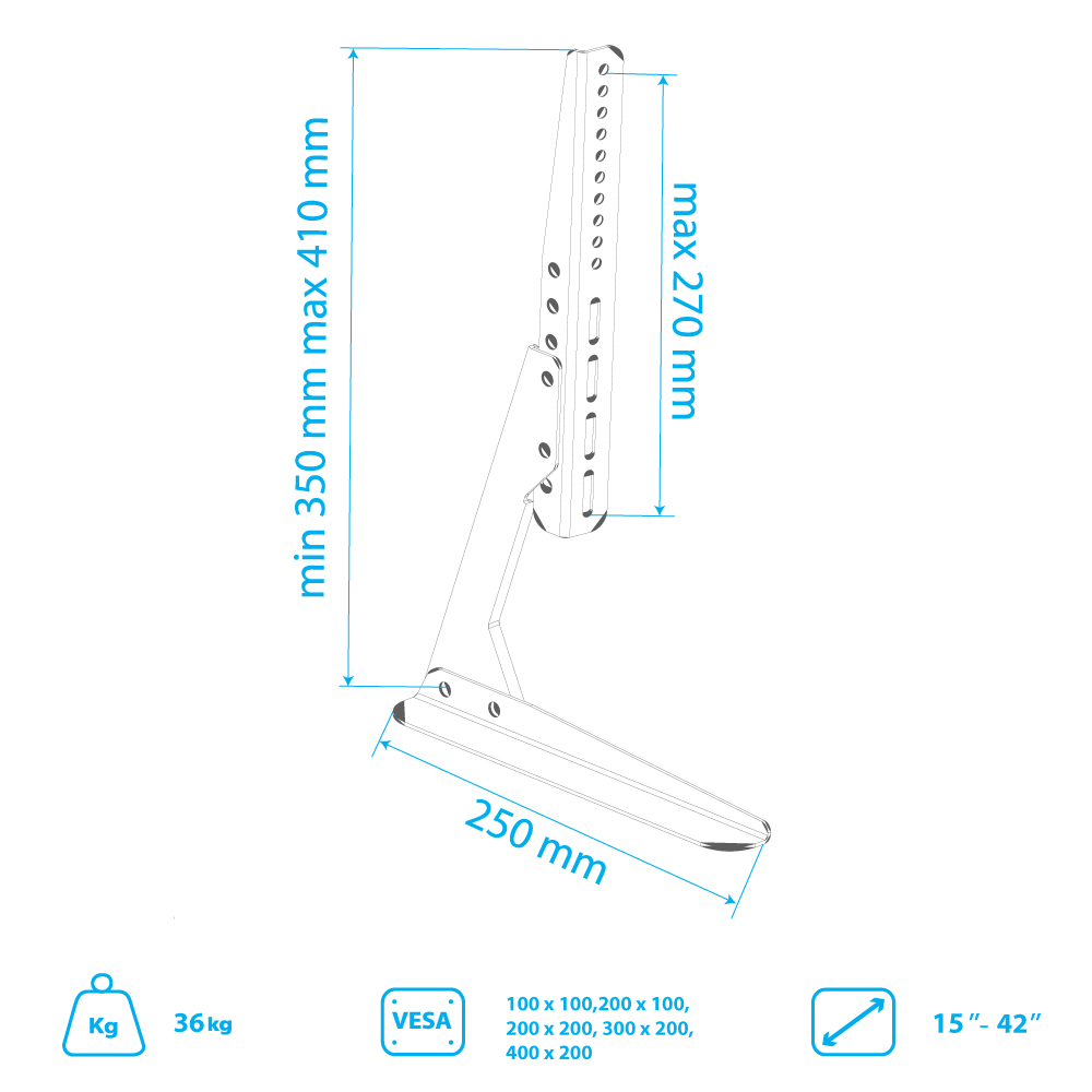 Кронштейн для телевизоров ABC Mount STAND-01 - фото 6