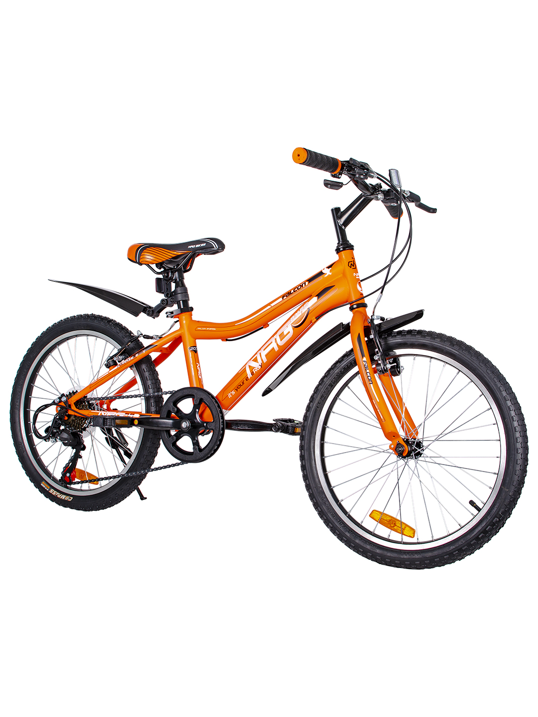 Велосипед NRG BIKES Falcon 20 orange-black-white - фото 10