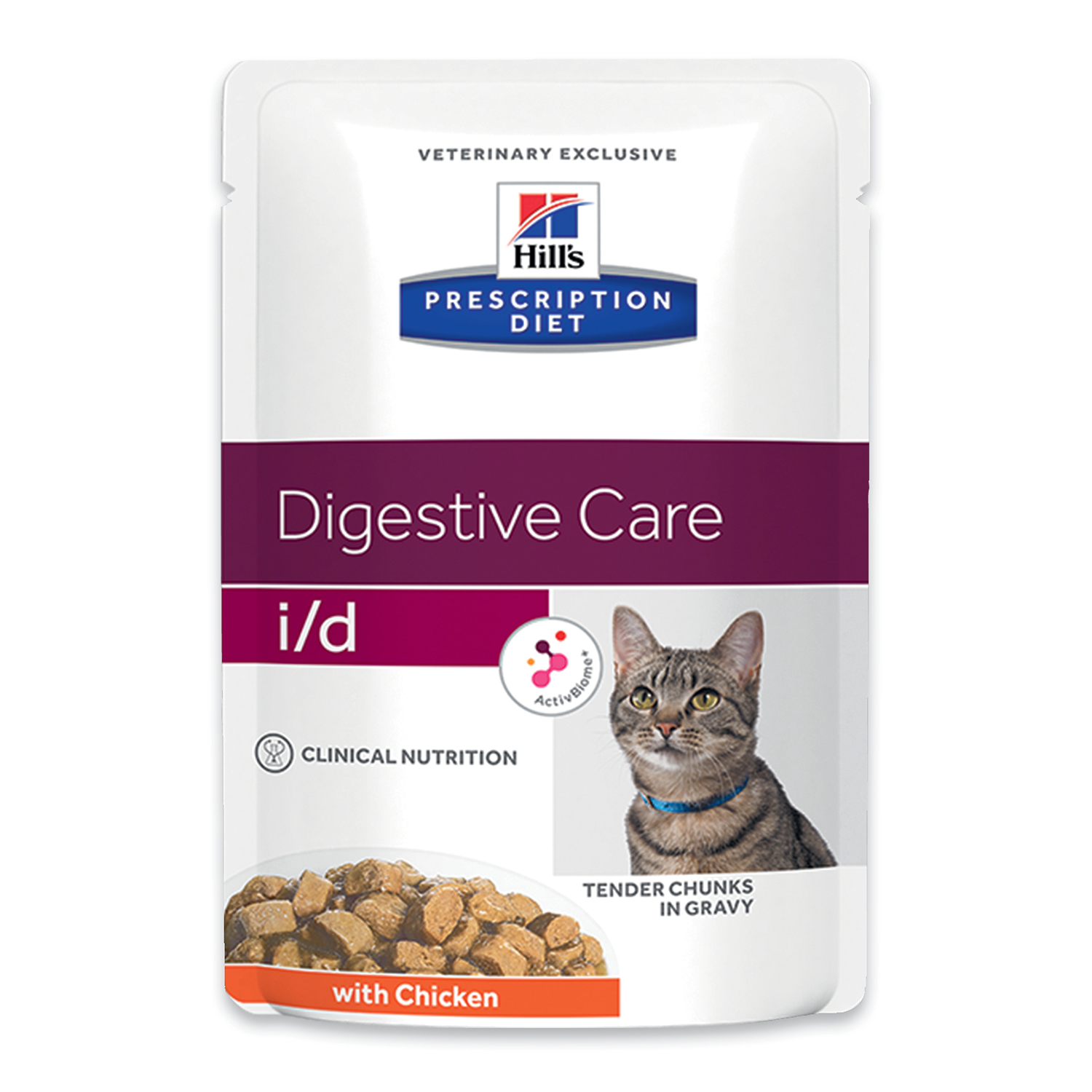 Влажный корм для кошек HILLS Digestive care 0.085 кг курица (при чувствительном пищеварении, лечебный) - фото 1