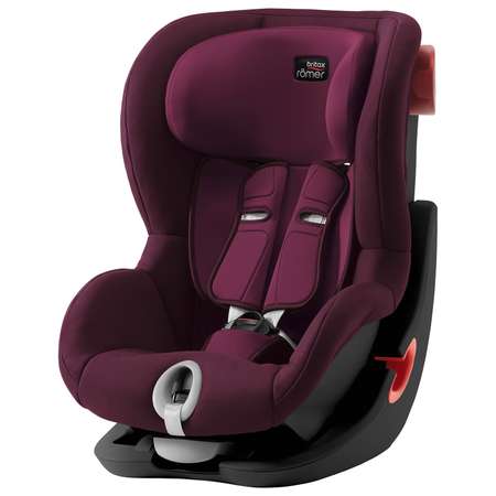 Автокресло Britax Roemer King II Black Series Burgundy Red Trendline