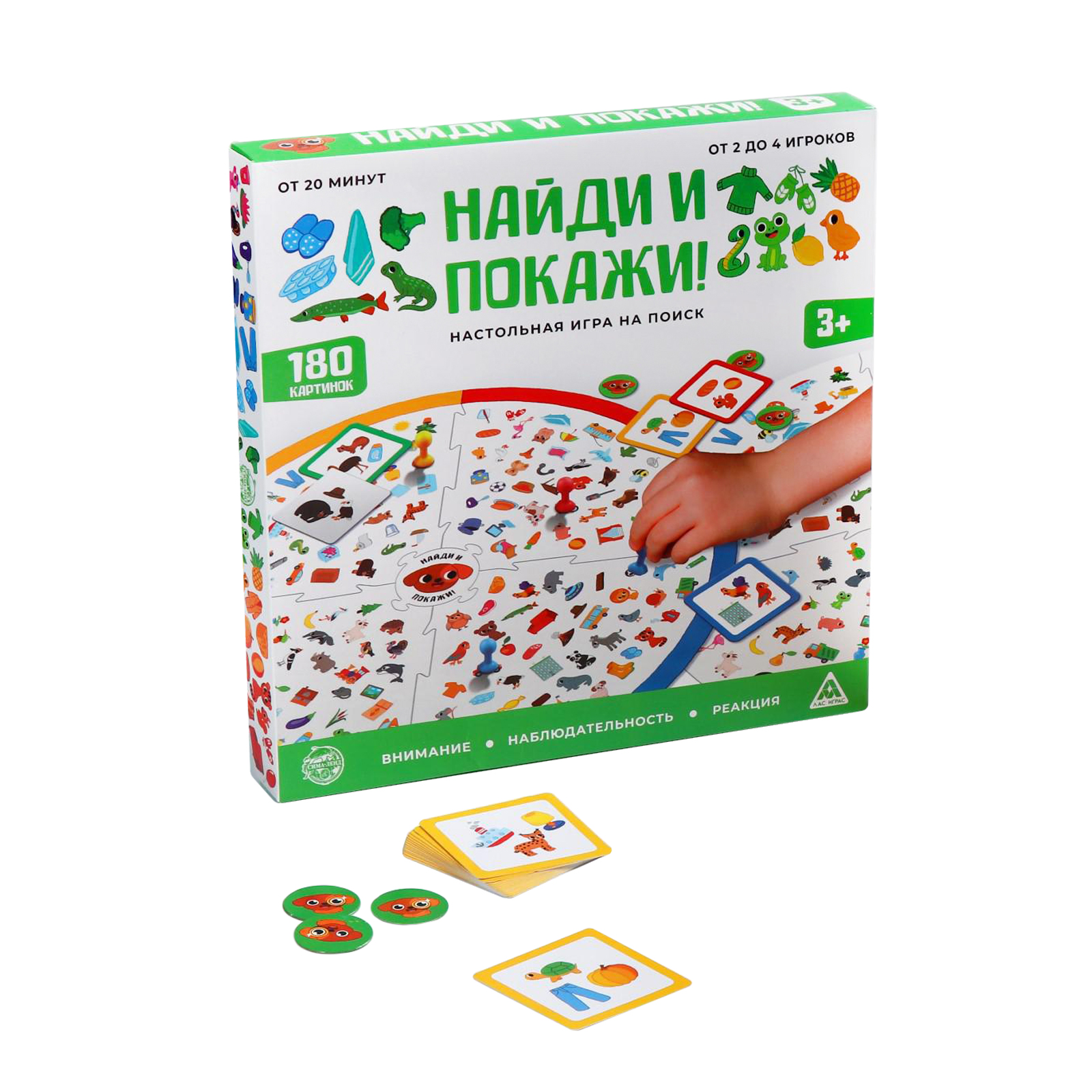 Настольная игра Лас Играс «Найди и покажи» купить по цене 697 ₽ в  интернет-магазине Детский мир