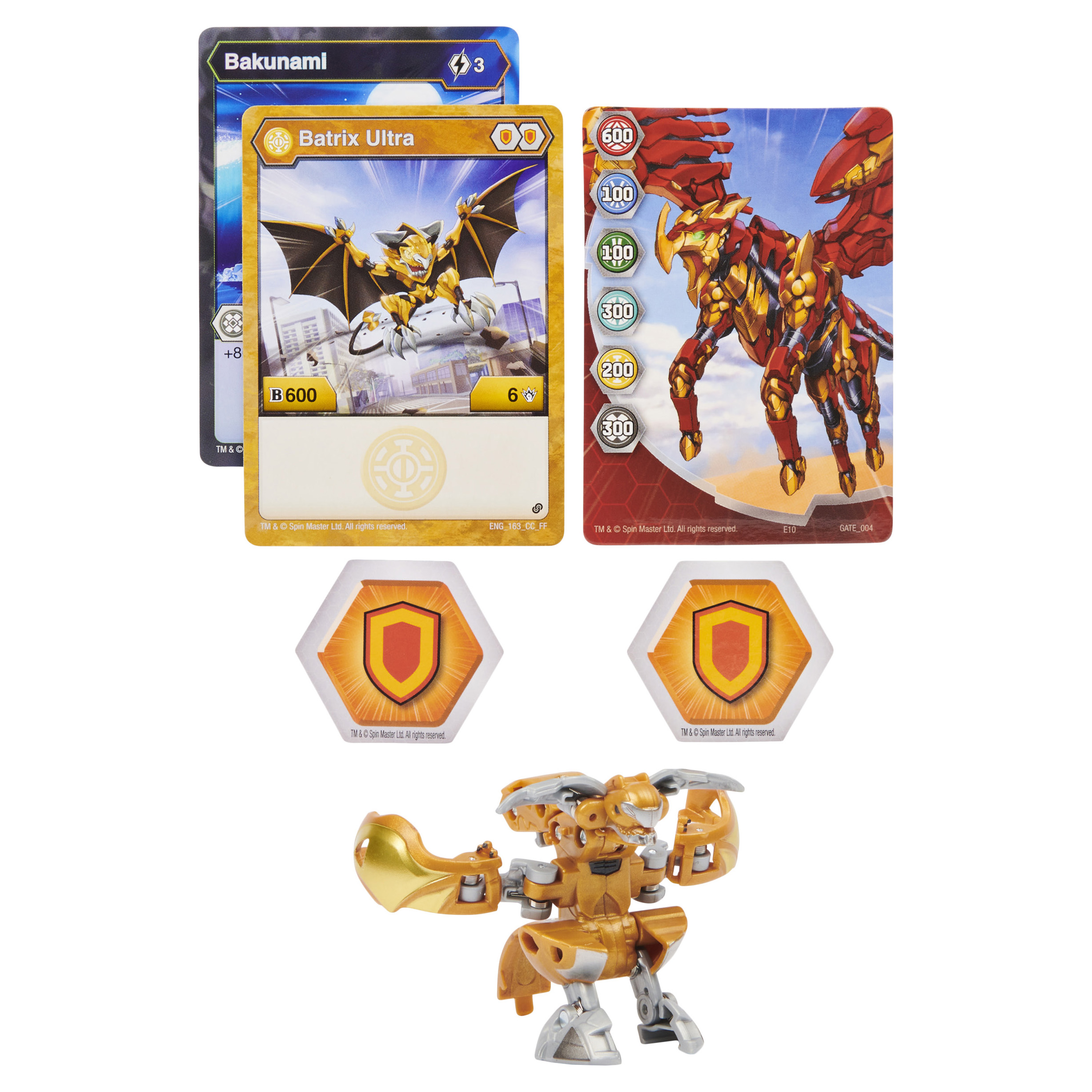 Фигурка-трансформер Bakugan S2 Ультра Harpy Gold 6055885/20124620 - фото 2