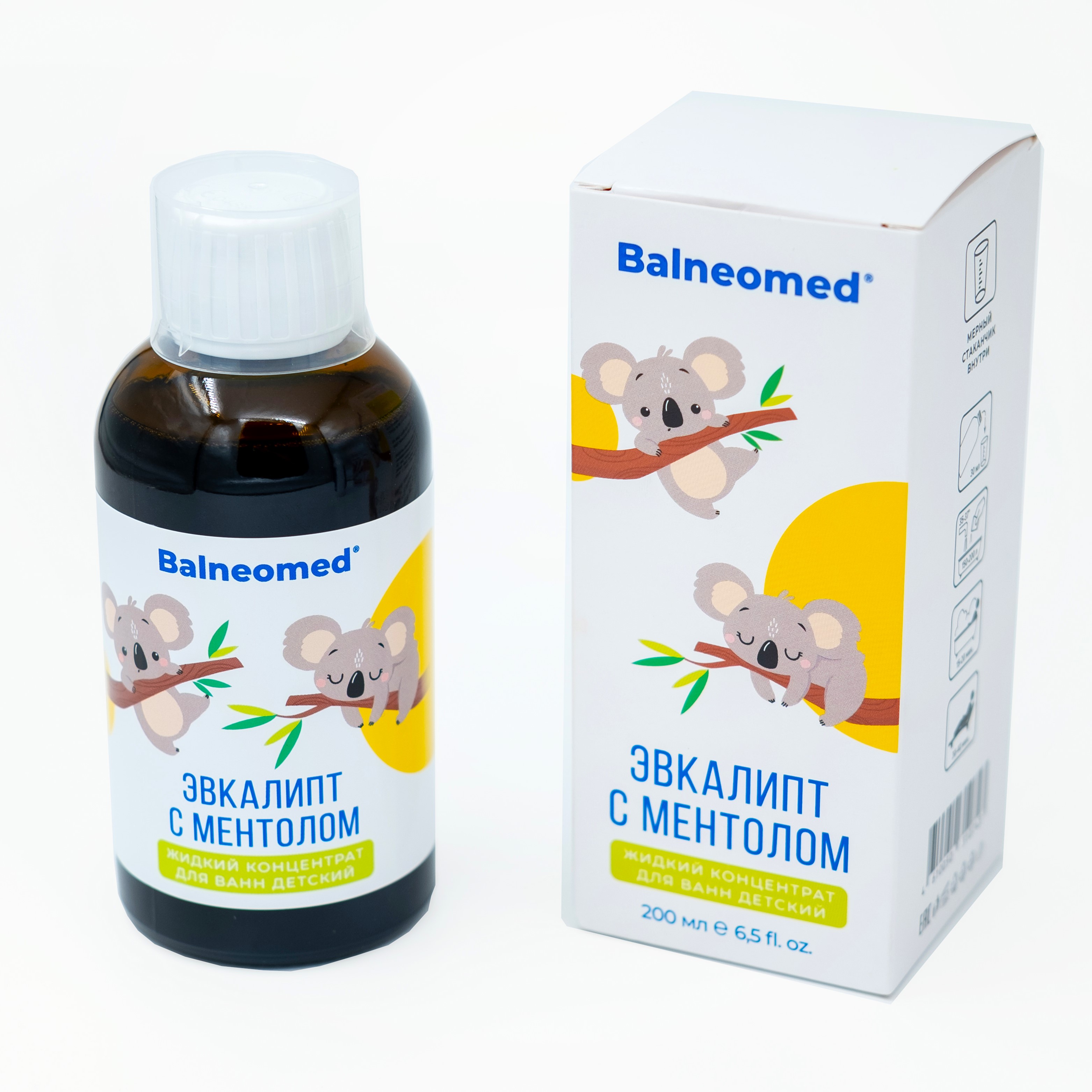 Концентрат для ванн жидкий Balneomed Эвкалипт с ментолом - фото 2