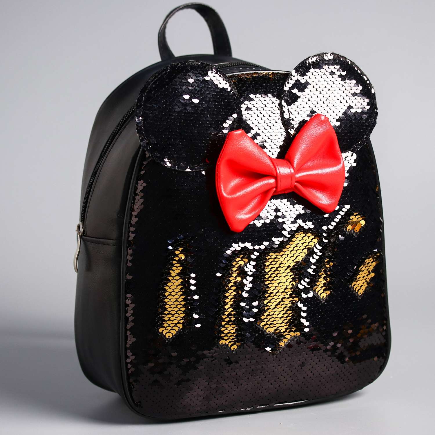 Рюкзак Disney детский с пайетками Минни Маус - фото 3