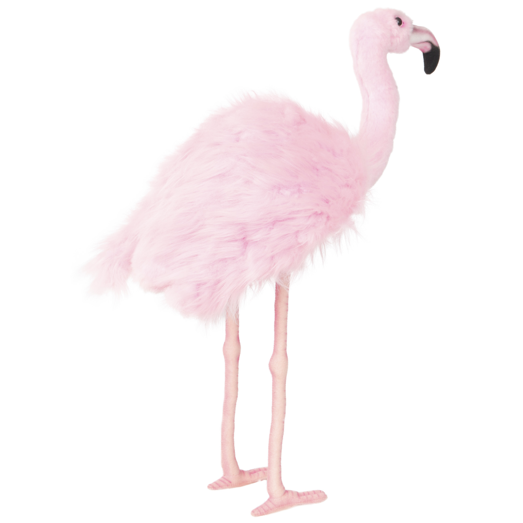 Реалистичная мягкая игрушка HANSA Розовый фламинго 38 см - фото 8