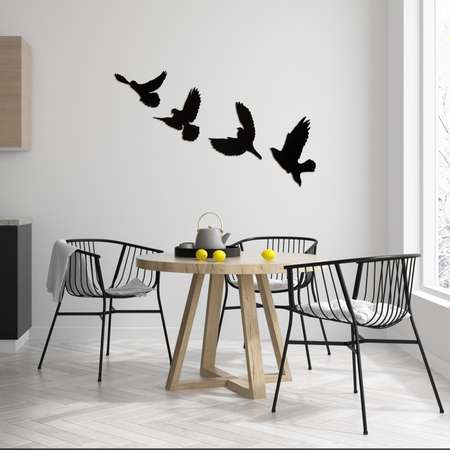 Панно настенное Afi Design Птицы Черное