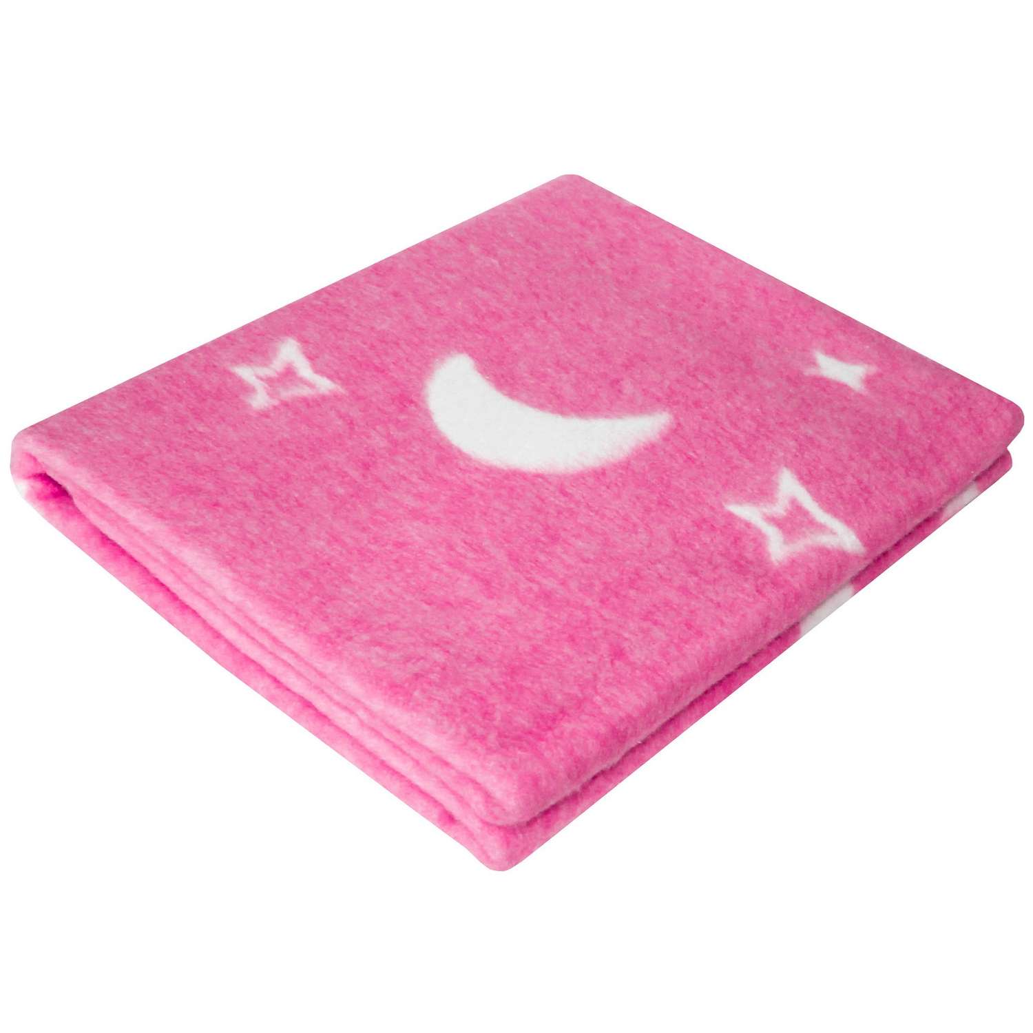 Одеяло байковое Ермошка Ночка Розовое 57-4 ЕТОЖ - фото 1