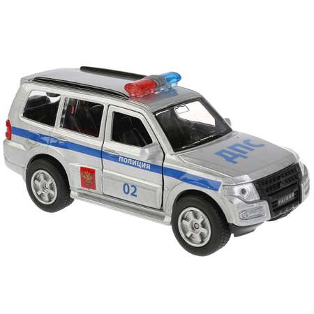 Машина Технопарк Mitsubishi Pajero Полиция инерционная 256374
