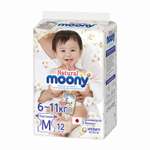 Подгузники Moony Natural M 6-11кг 12шт