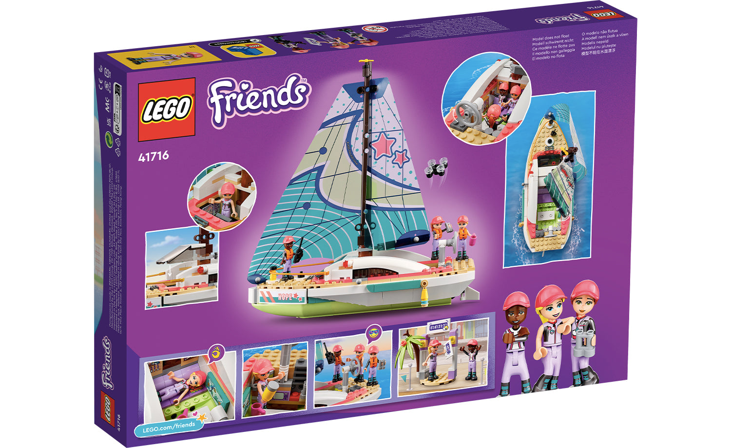 Конструктор LEGO «Friends Морское приключение Стефани» 304 детали 41716 - фото 10