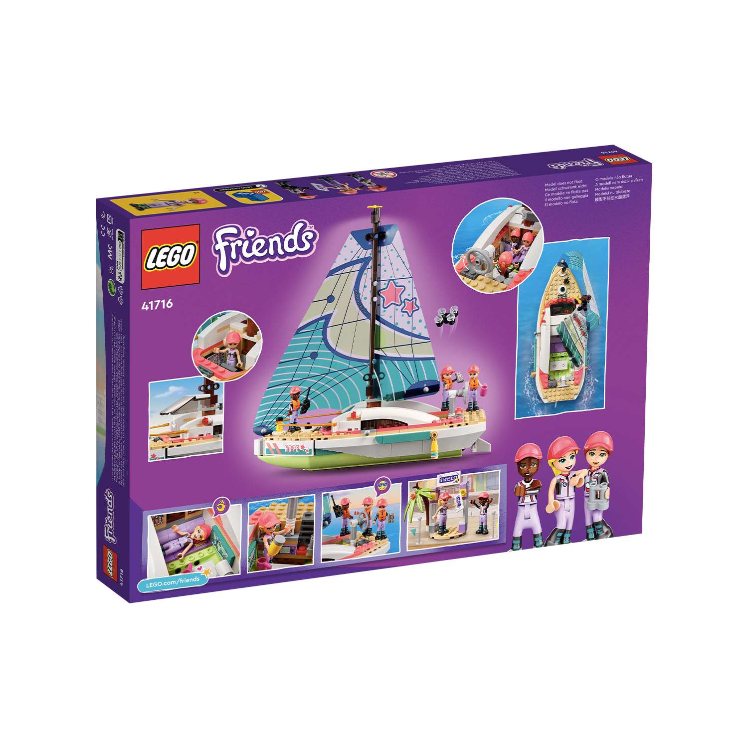 Конструктор LEGO «Friends Морское приключение Стефани» 304 детали 41716 - фото 10