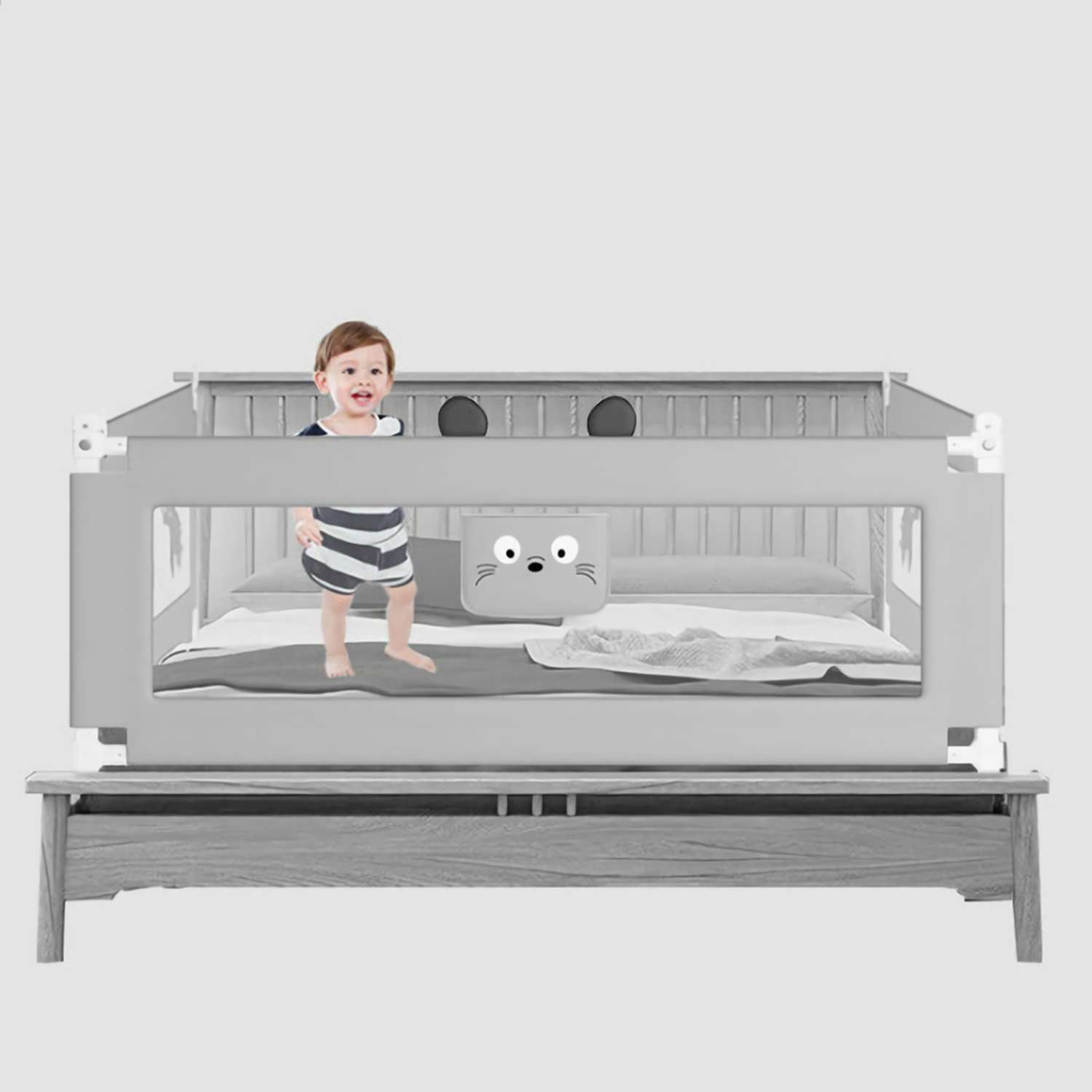 Защитные бортики для детской кровати: купить или сделать самому