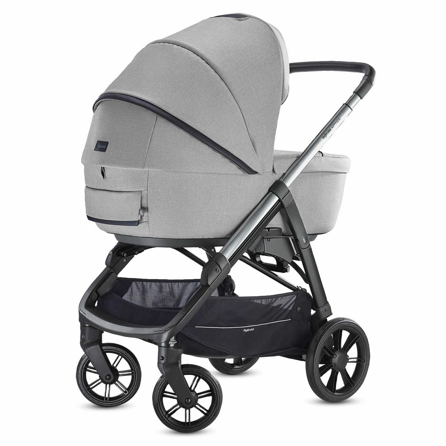 Коляска 4в1 Inglesina Aptica System Quattro Silk Grey - фото 7