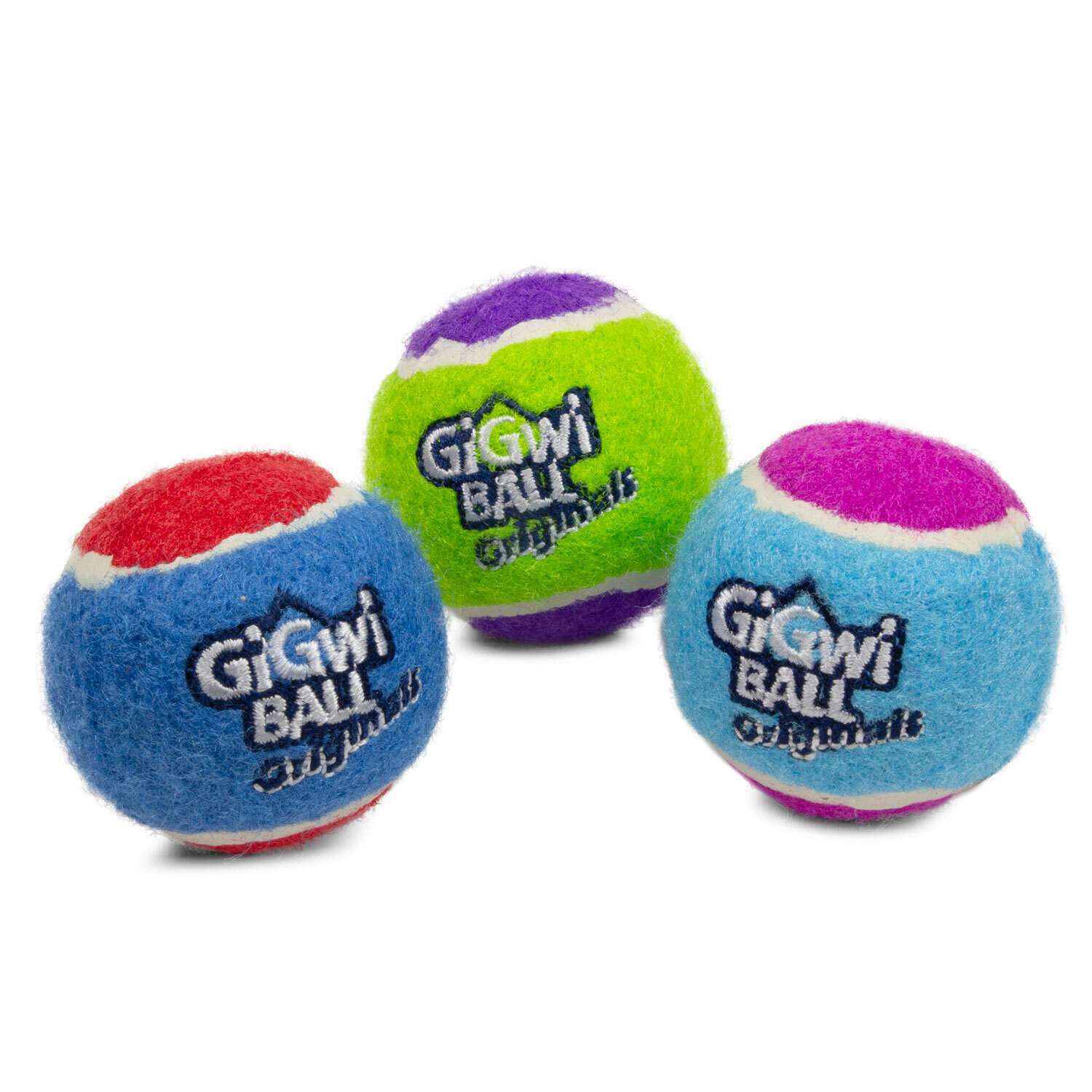 Игрушка для собак GiGwi Мяч с пищалкой 3шт 75338 - фото 1