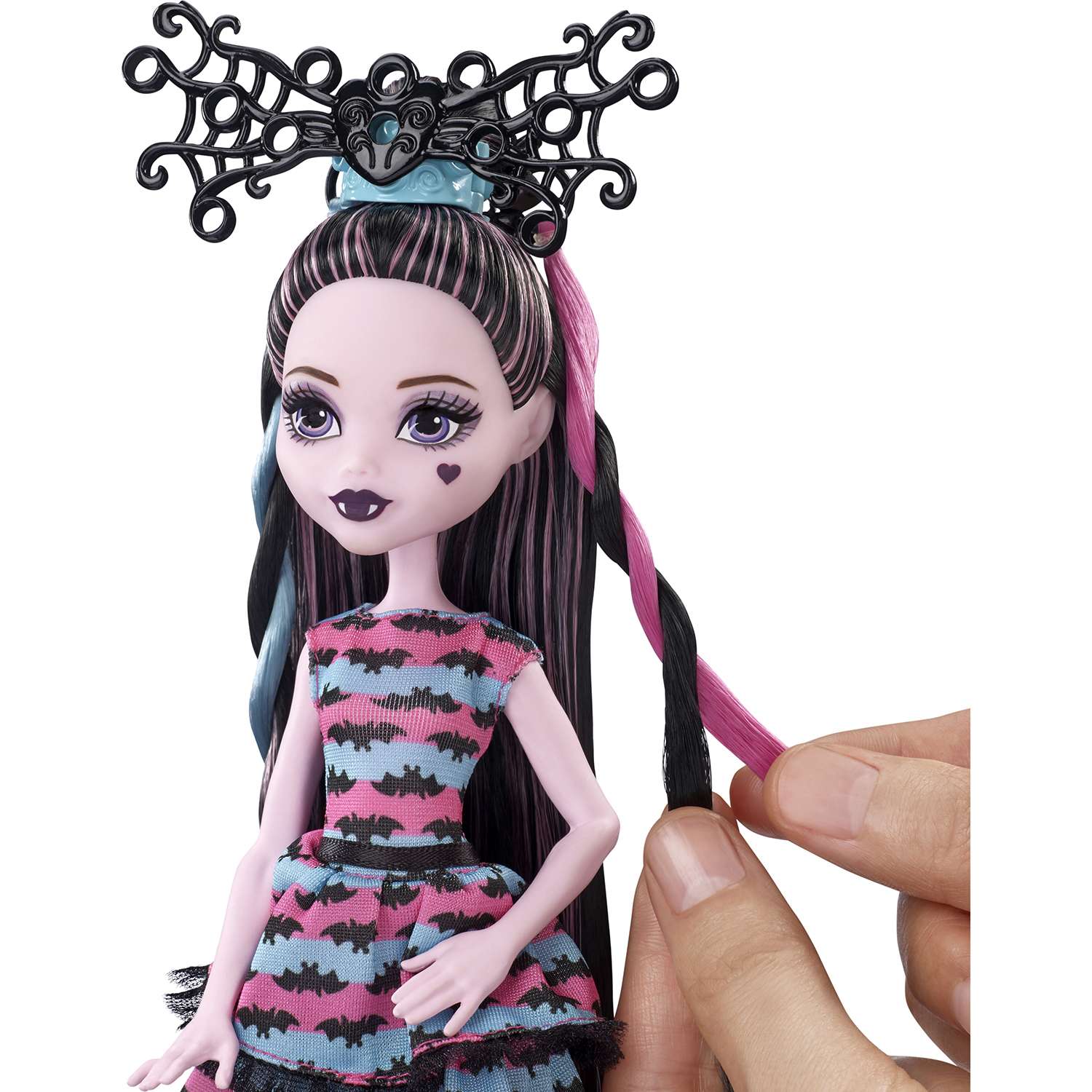 Кукла Monster High Стильные прически Дракулауры DVH36 - фото 20