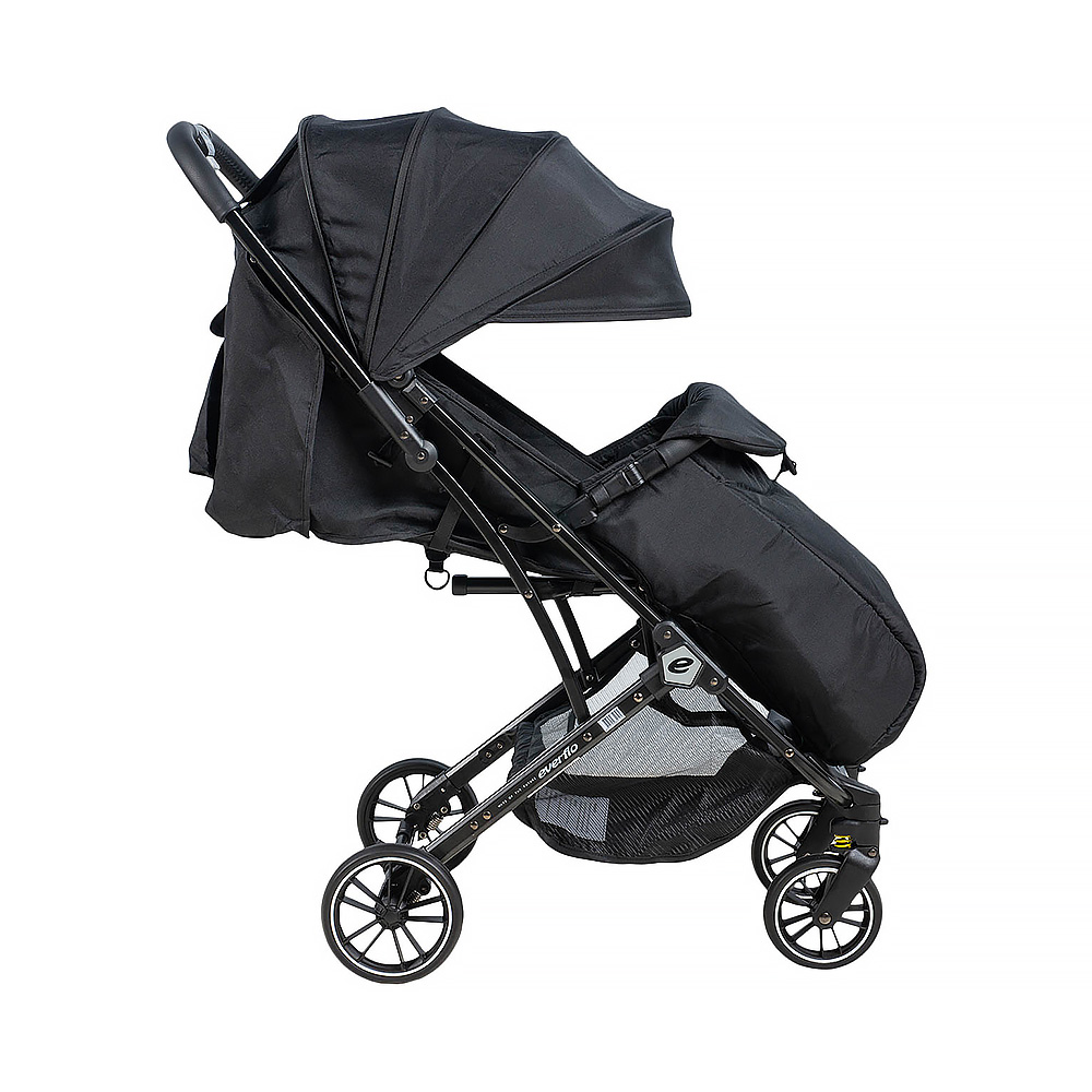 Коляска прогулочная EVERFLO Baby travel E-336 Black - фото 7