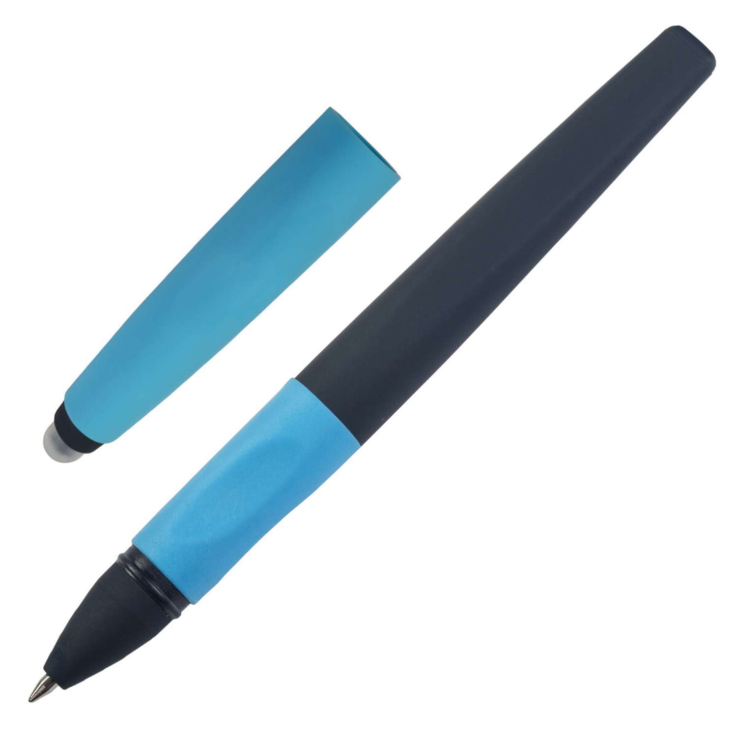 Ручка гелевая Brauberg синяя стираемая с 3 сменными стержнями - фото 5