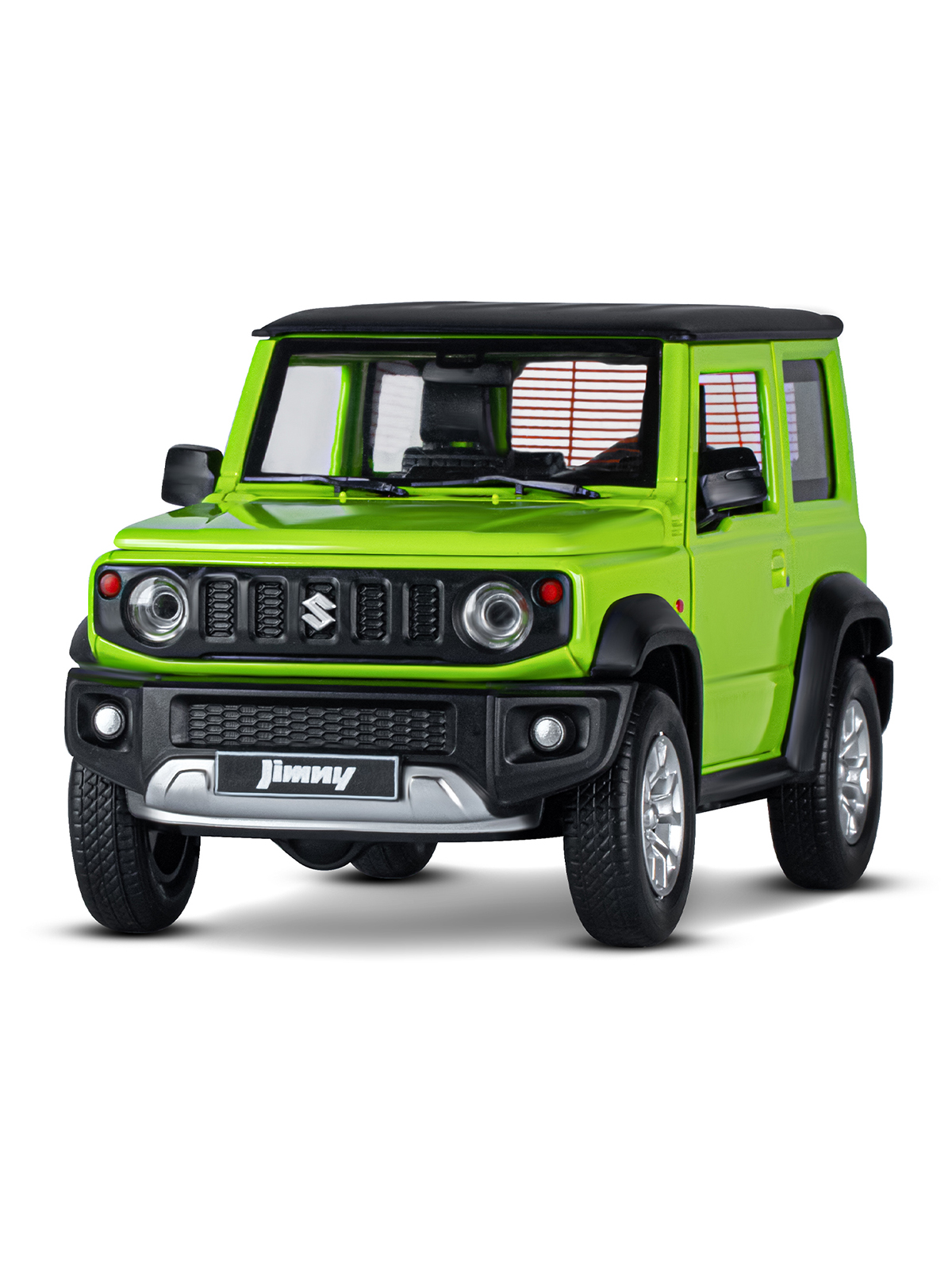 Внедорожник АВТОпанорама Suzuki Jimny 1:18 зеленый JB1251508 - фото 6