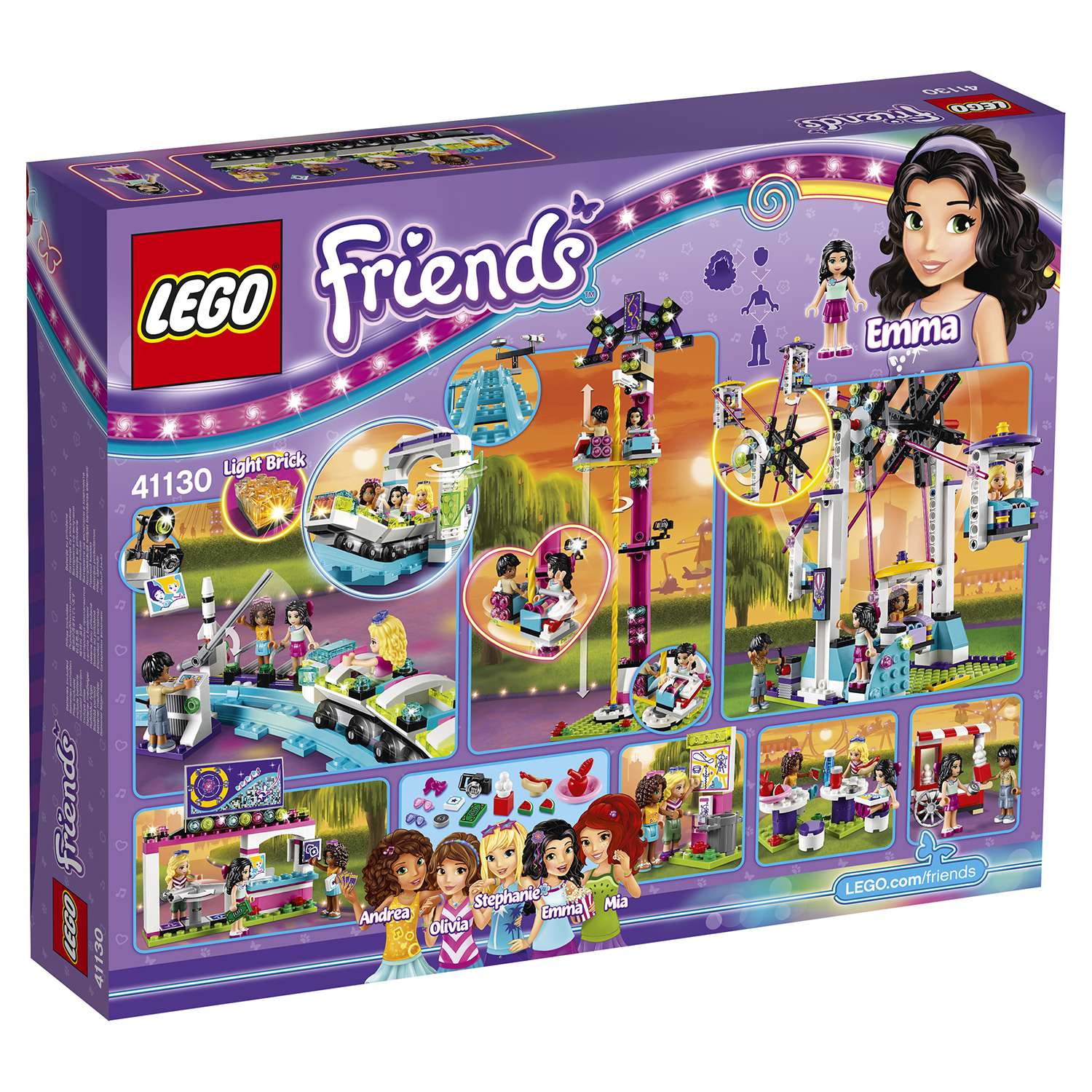 Конструктор LEGO Friends Парк развлечений: американские горки (41130) - фото 3
