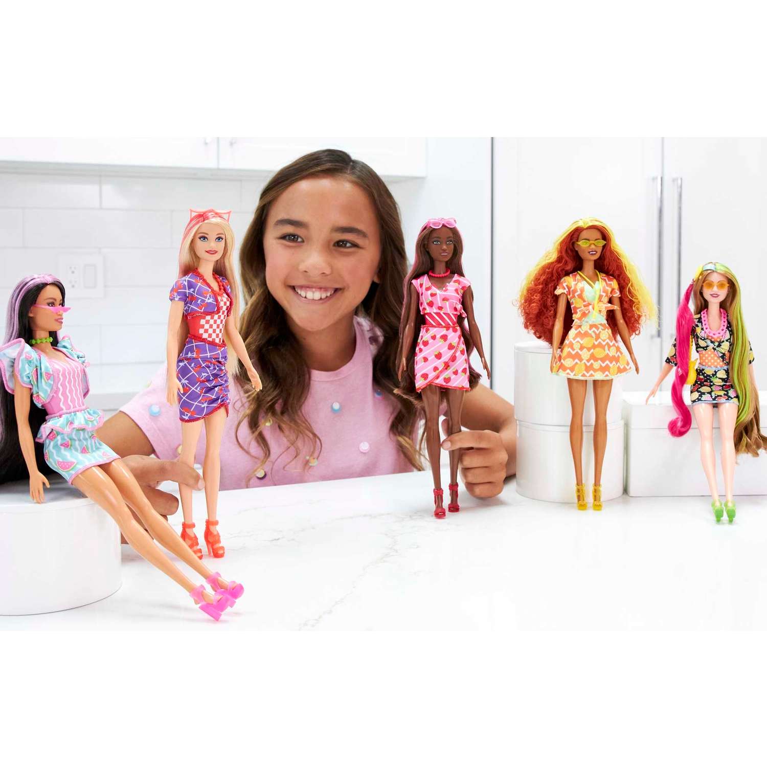 Кукла Barbie Color Reveal Sweet Fruit HLF83 HLF83 - фото 6