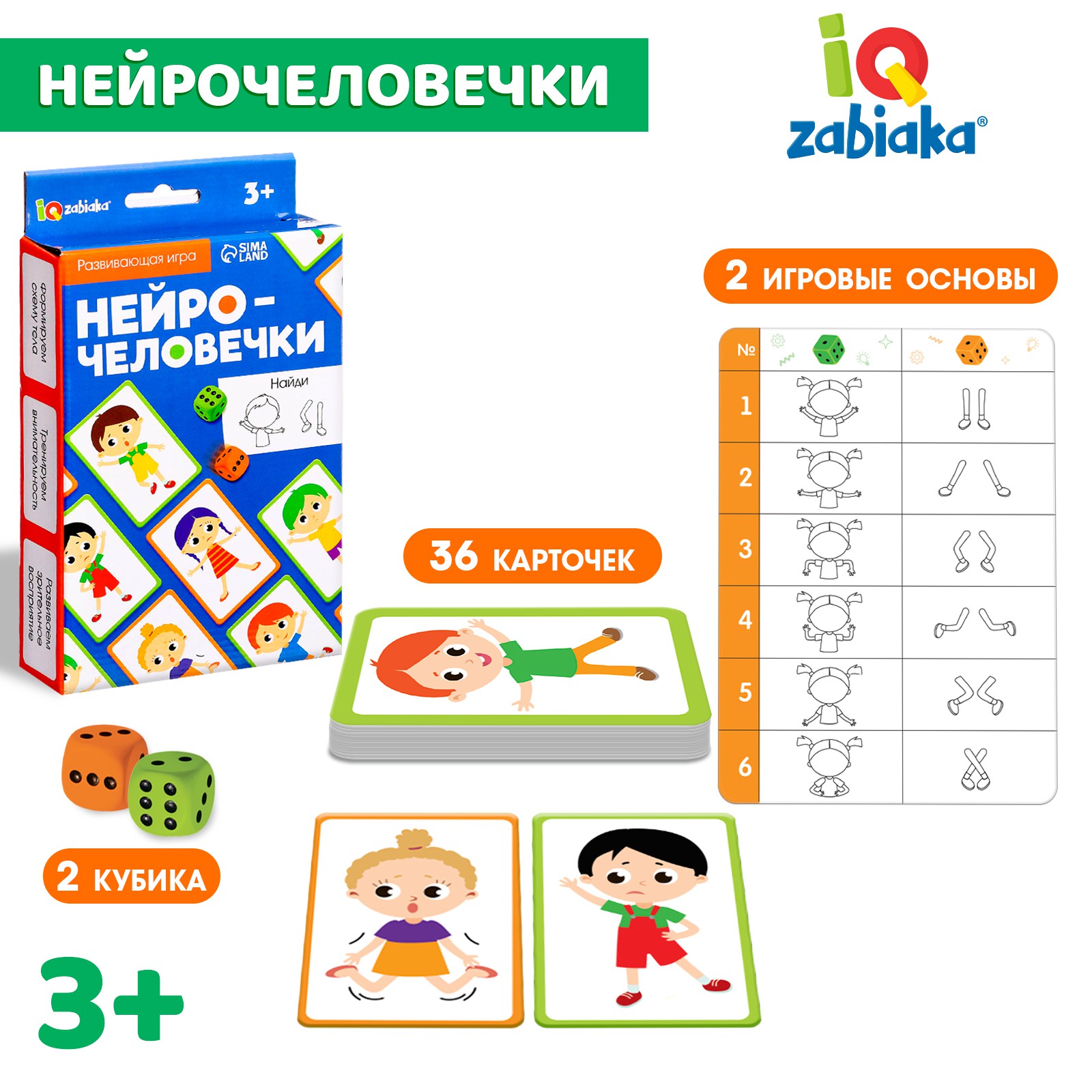 Развивающая игра IQ-ZABIAKA «Нейрочеловечки» - фото 1