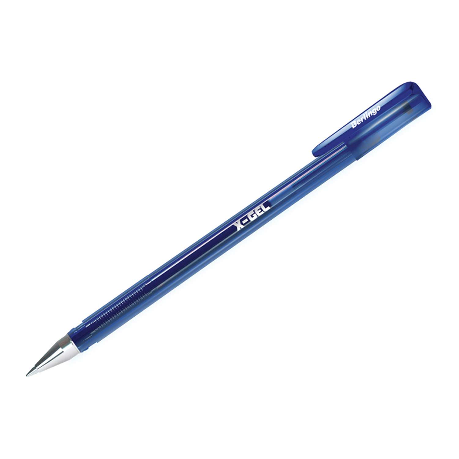 Ручка гелевая BERLINGO X-Gel синяя 05мм набор 12 шт - фото 1