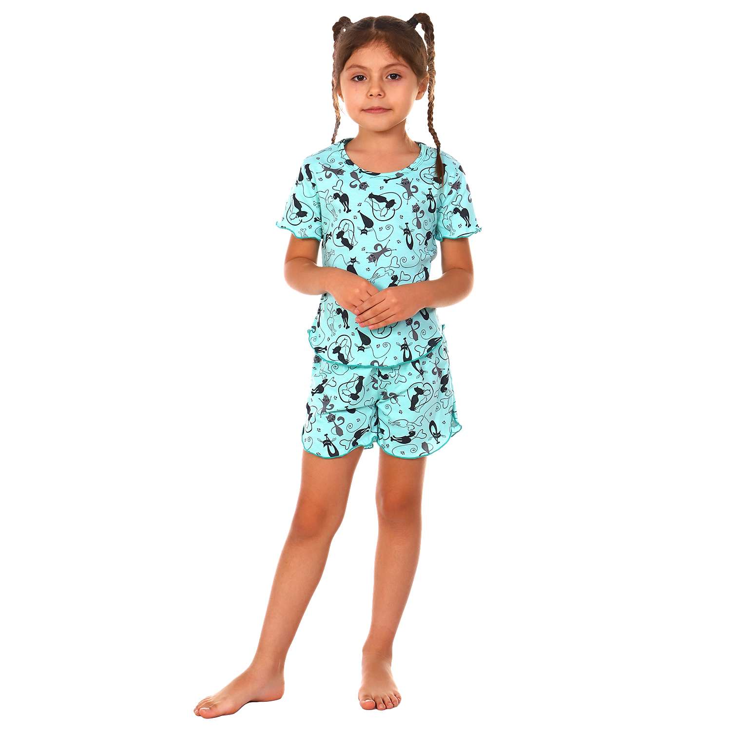 Пижама Детская Одежда 0410КД2/мятный2 - фото 1