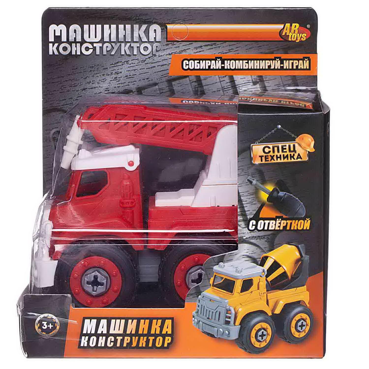 Пожарная машина Abtoys конструктор без механизмов C-00432 - фото 1