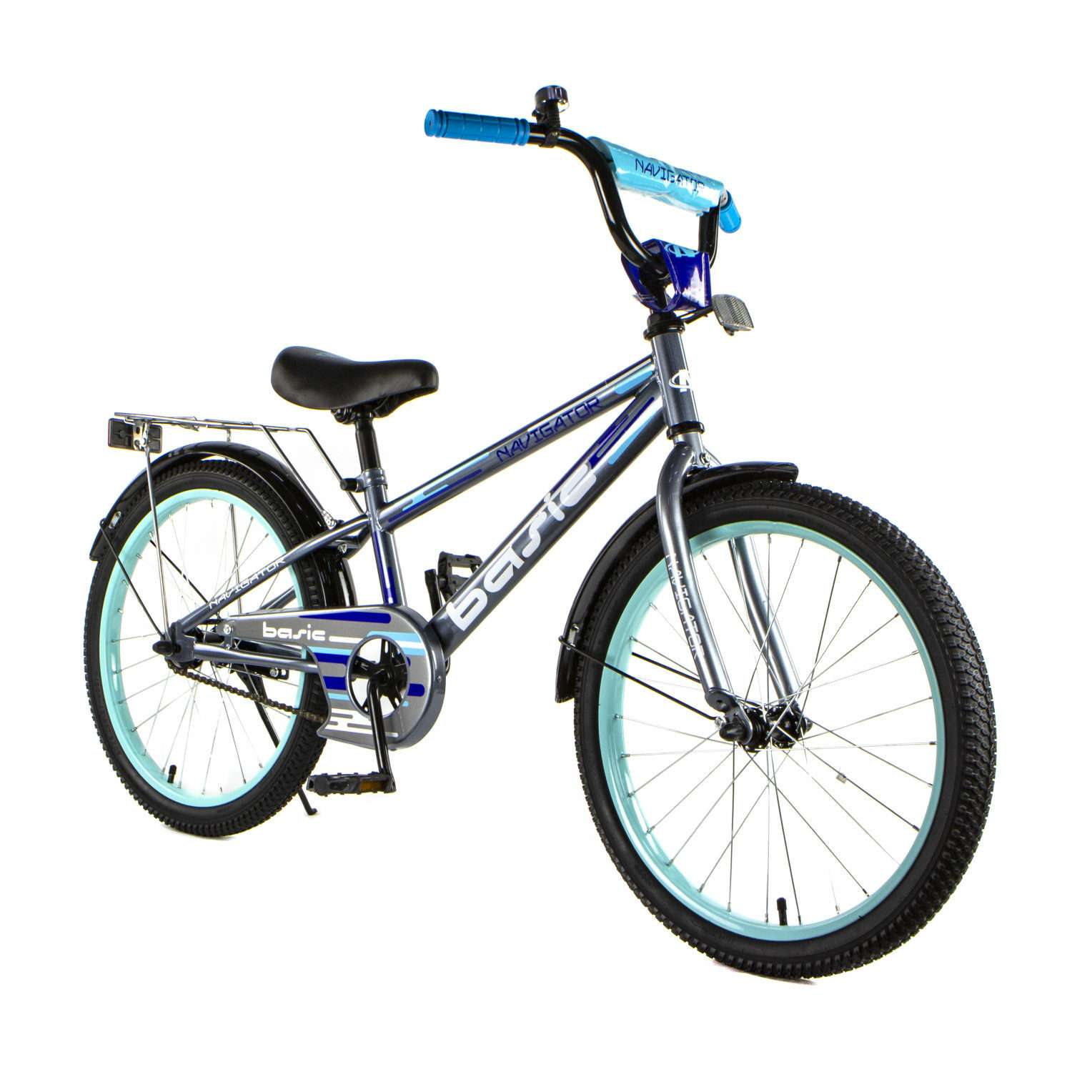 Детский велосипед Navigator Basic колеса 20 серый - фото 2