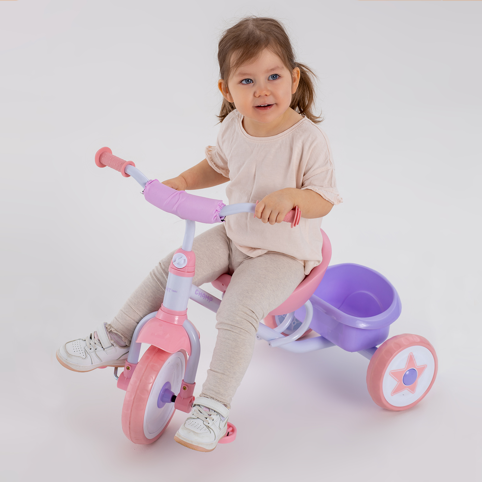 Велосипед Rant Basic детский трехколесный RB251 Champ Pink - фото 1