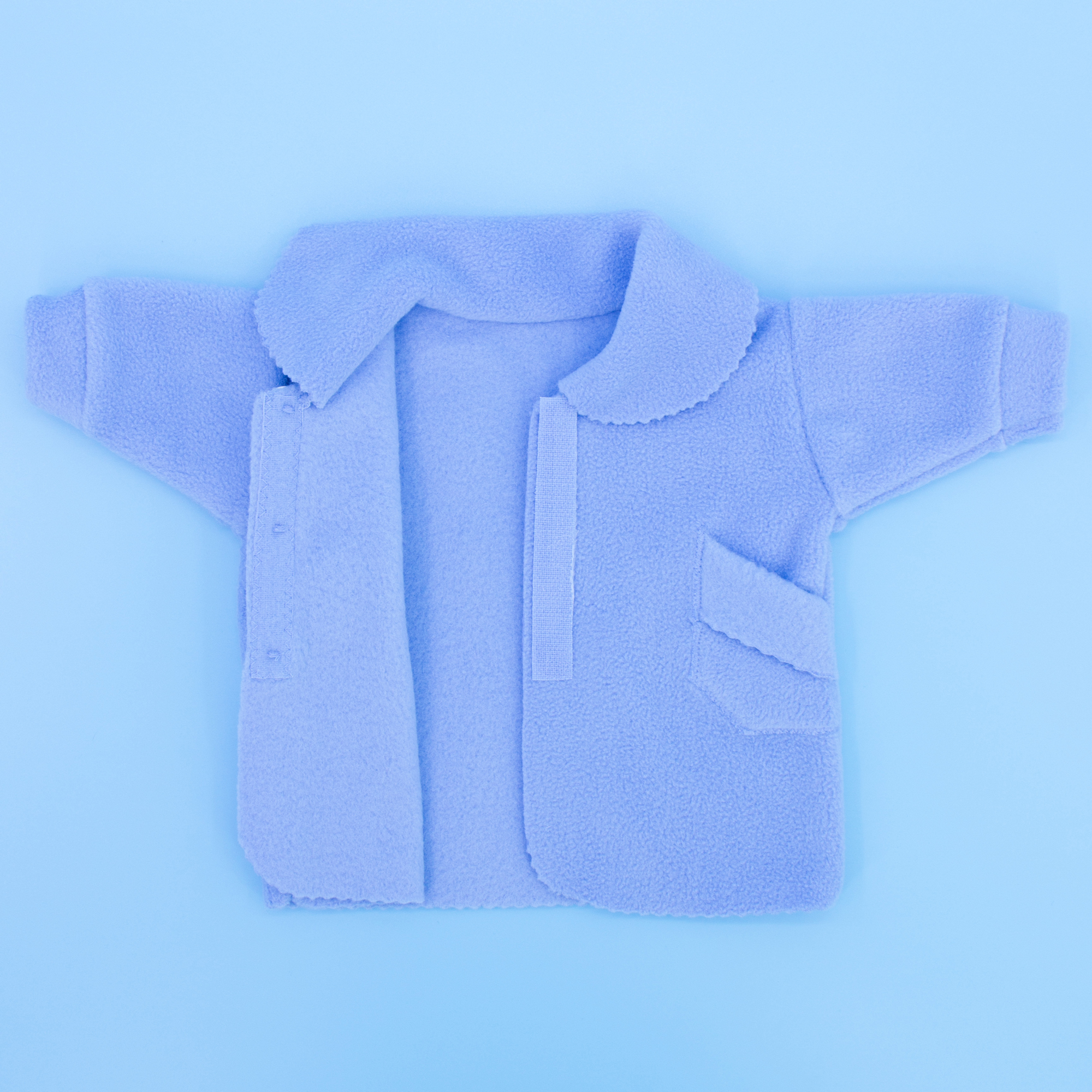 Комплект одежды Модница Пальто с беретом для пупса 43-48 см 6119 голубой 6119голубой - фото 20