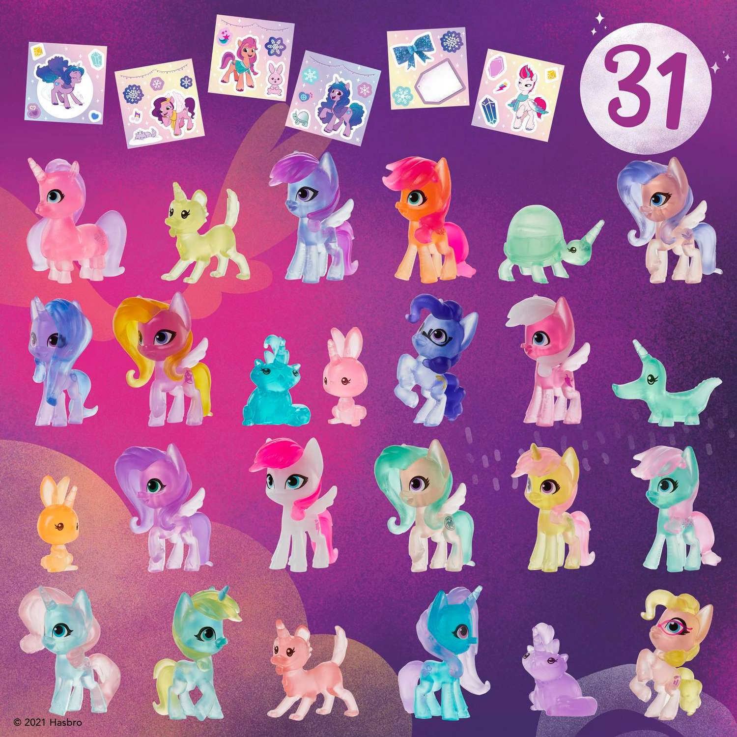 Набор игровой My Little Pony Пони Фильм Рождественский календарь F24475L0 - фото 11