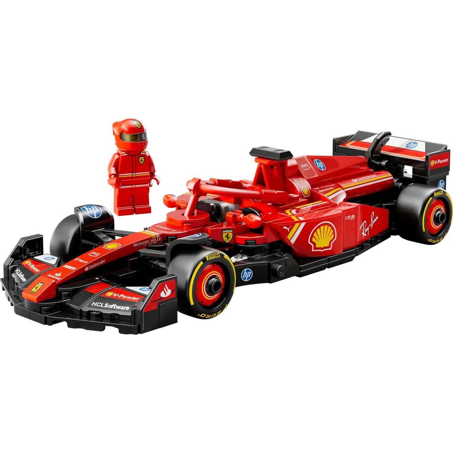 Конструктор LEGO Speed Champions Гоночная машина Ф1 Феррари блочный - фото 2