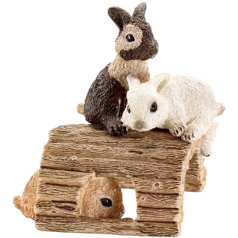 Фигурка SCHLEICH Кролики играют - фото 1