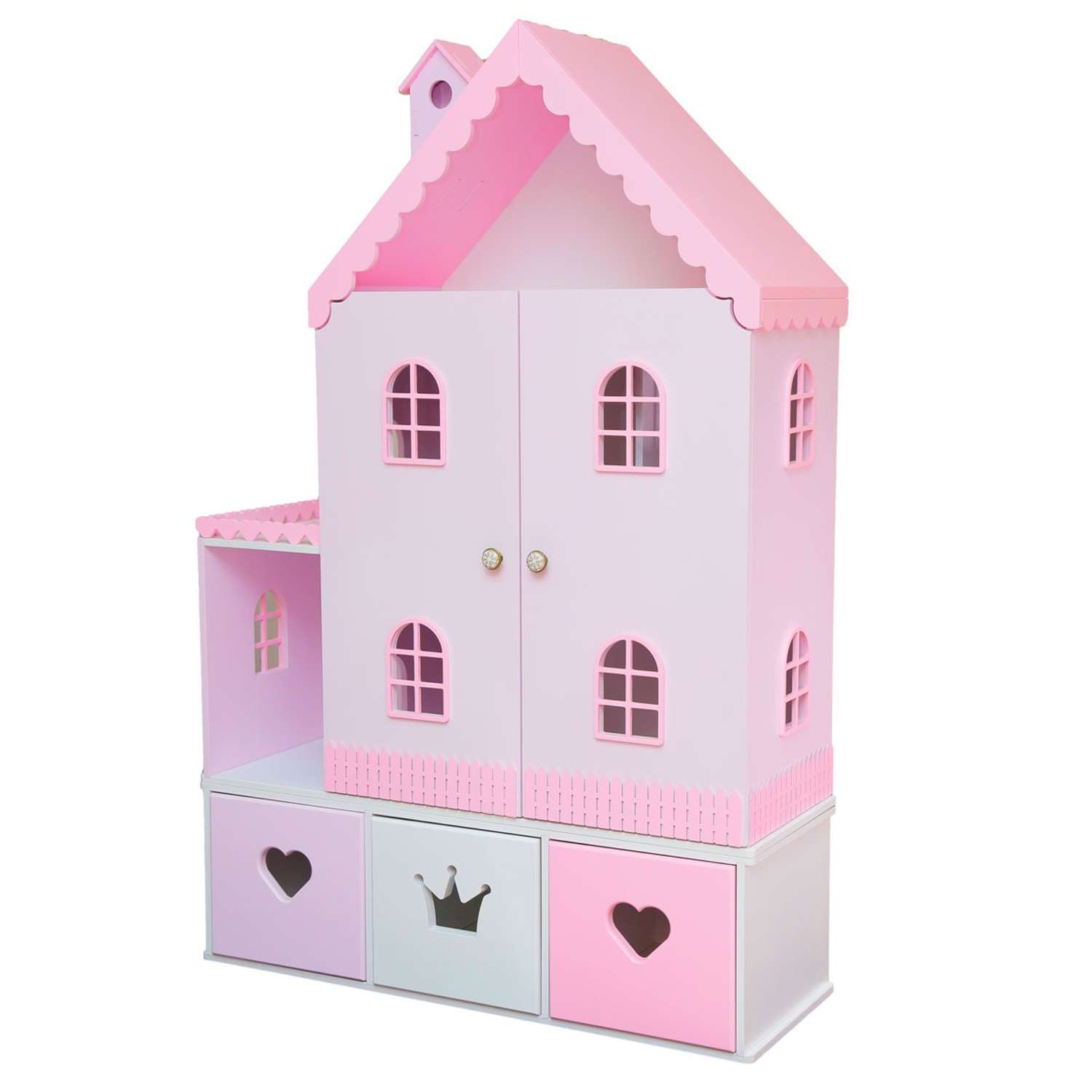 Двери для кукольного дома Pema kids лилово-розовый МДФ ДвериЛилРоз - фото 2