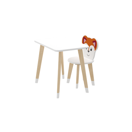 Детский стол со стулом WOODLINES Абвиль Мишка