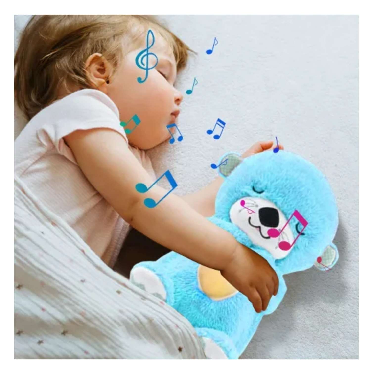 Выдра для засыпания BalaToys интерактивная музыкальная игрушка - фото 3