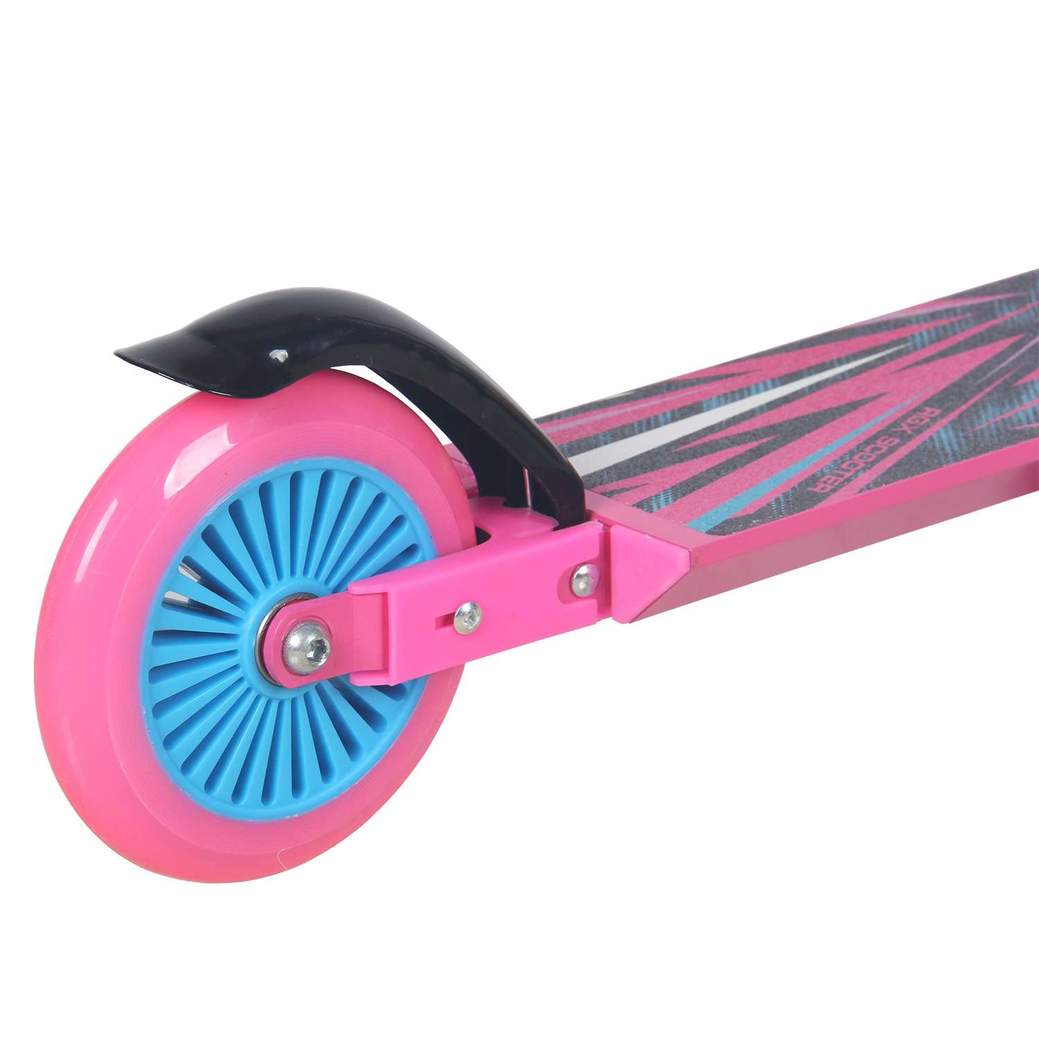 Самокат RGX Flash светящееся колесо 125мм pink - фото 5