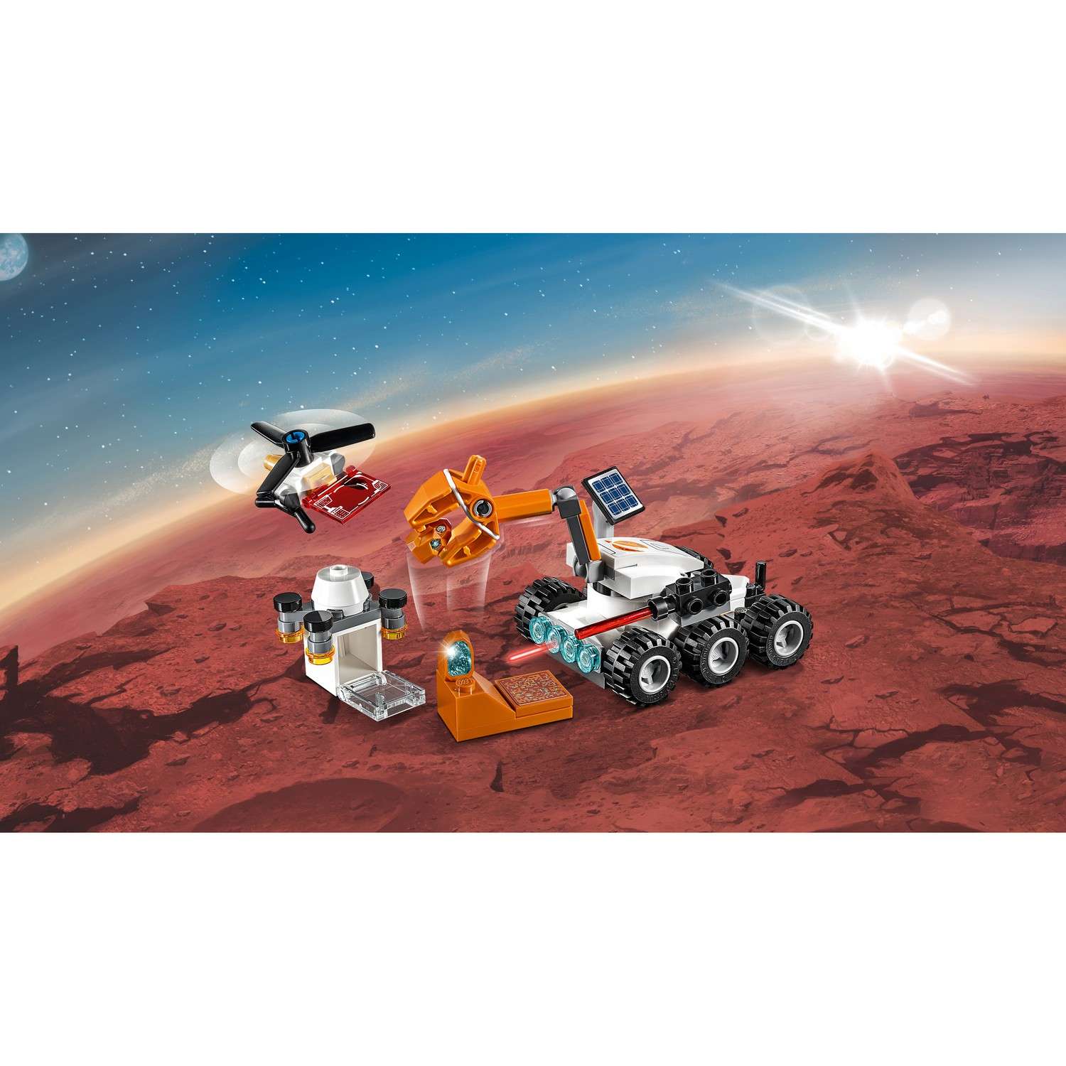 Конструктор LEGO City Space Port Шаттл для исследований Марса 60226 - фото 8