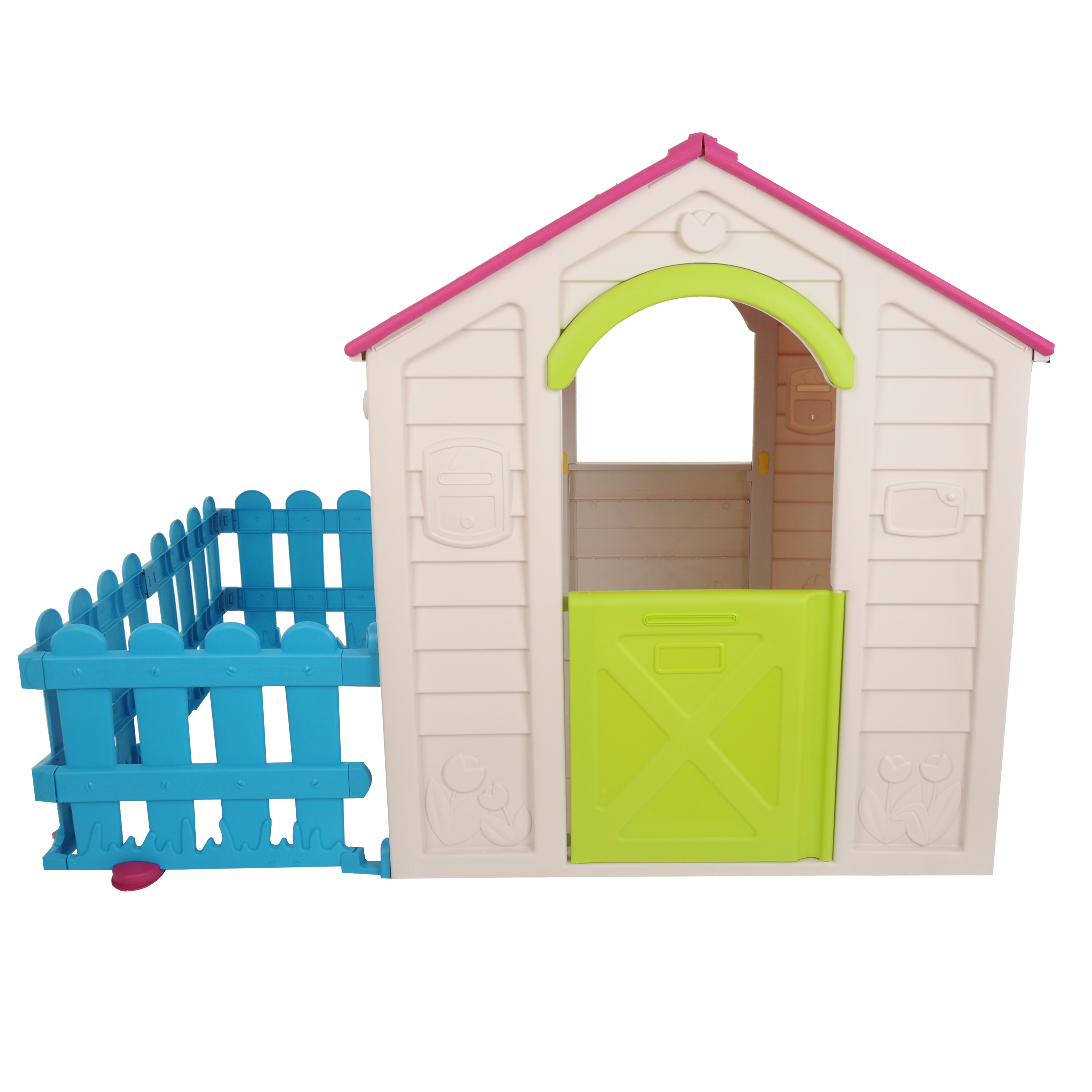 Дом игровой Keter My Garden House Фиолетовый-Белый-Экрю 17197223 - фото 4