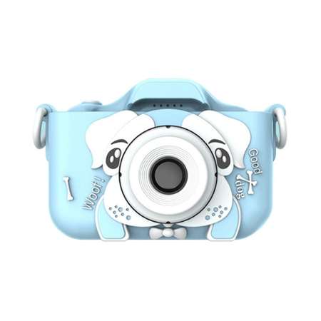 Детский фотоаппарат Rabizy Бульдог голубой