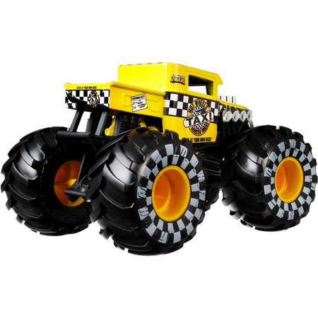 Машинка Hot Wheels Monster Trucks большой Костолом Такси GTJ45