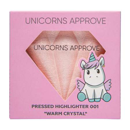 Хайлайтер UNICORNS APPROVE пресcованный 001 Warm Crystal LTA022151