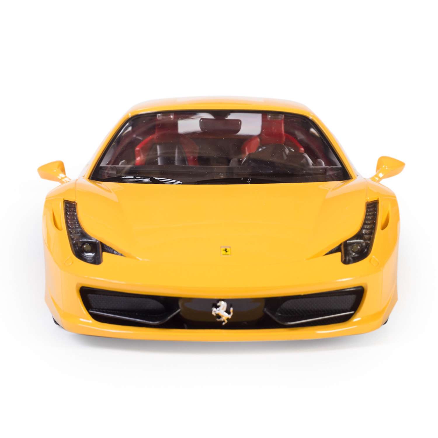 Машинка р/у Rastar Ferrari 458 Italia 1:14 желтая - фото 7