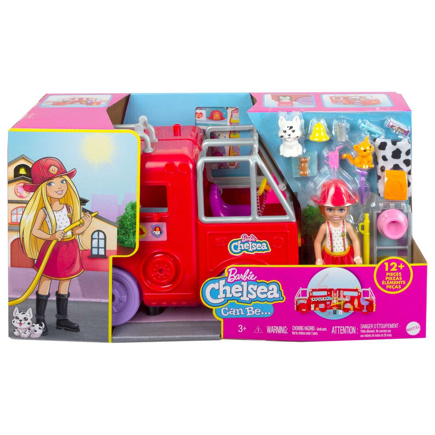 Набор игровой Barbie Челси и пожарная машина HCK73 HCK73 - фото 2