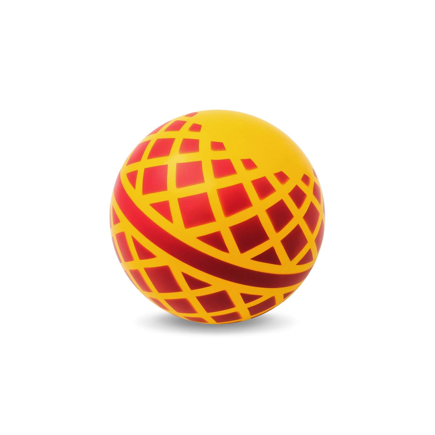 Мяч ЧАПАЕВ диаметр 150 мм Корзинка желтый красный - фото 2