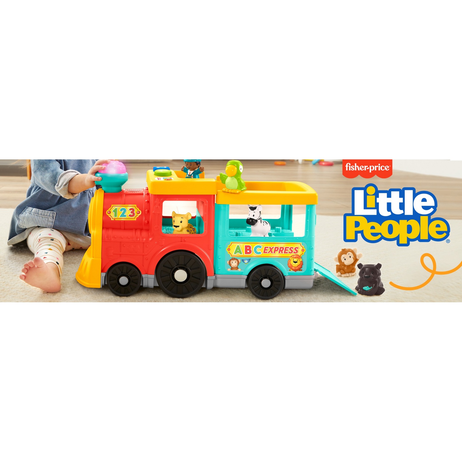 Игрушка Fisher Price Little People АБВ-экспресс с животными HHH21 - фото 24