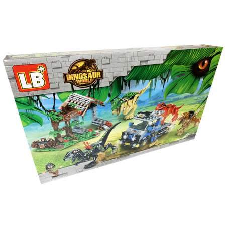 Конструктор BalaToys Dinosaur world 1/4 часть 216 деталей