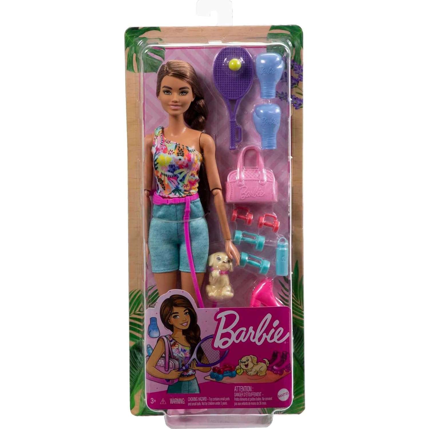 Набор игровой Barbie Спортсменка с щенком с аксессуарами HKT91 HKT91 - фото 6