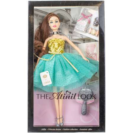 Кукла в платье Story Game WX102-2/коричневый